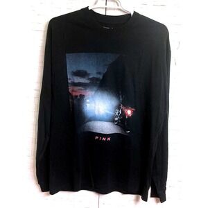 Pink Trustfall Tour 2023 Black T-Shirt Large Long Sleeve Motorcycle Unisex‎